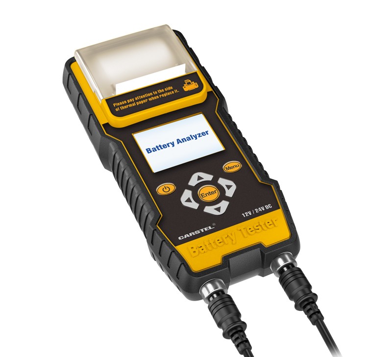 BATTERY TESTER WITH PRINTER
